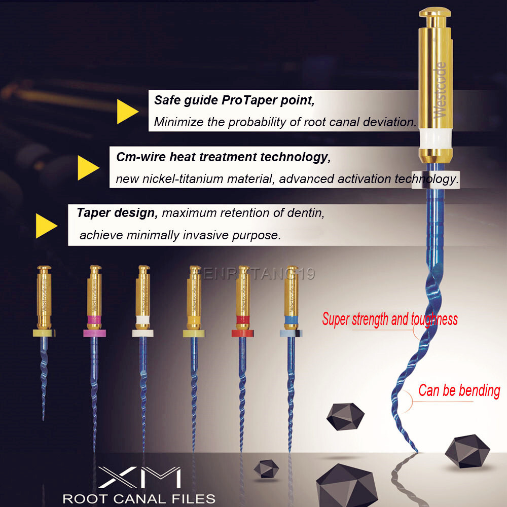 21/25/31mm SX-F3 Dental Endodontic Engine Use Root Canal Endo Niti Rotary Files