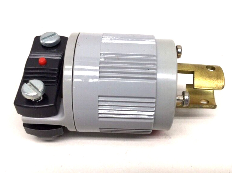 Arrow Hart 7102N Locking Plug L2-20P .250 Cord Dia 20A 250V 2P 2W