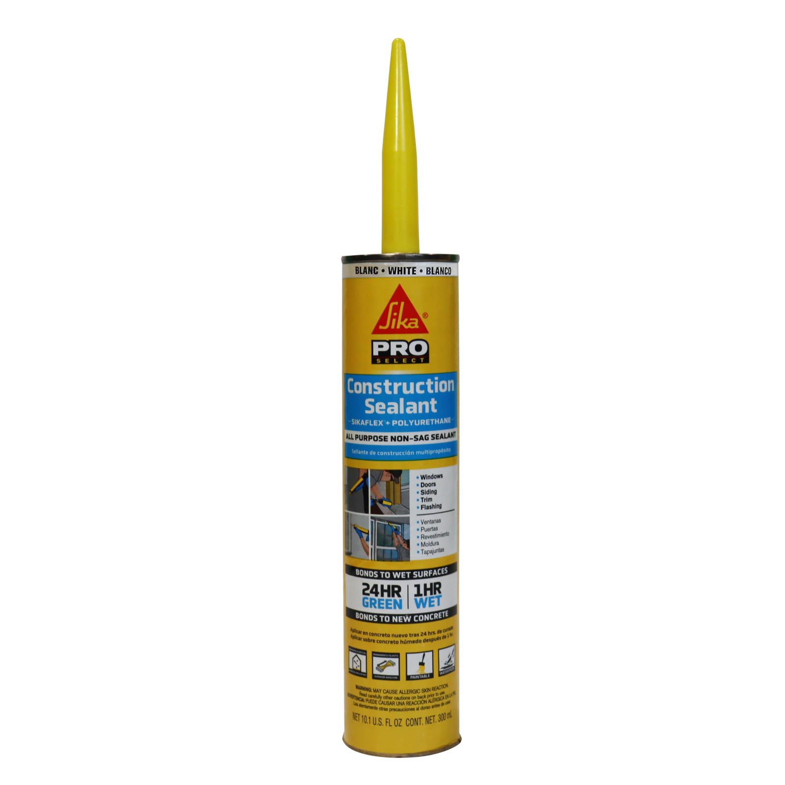 SIKA Sikaflex Construction Sealant – White, All-Purpose Polyurethane for Join…