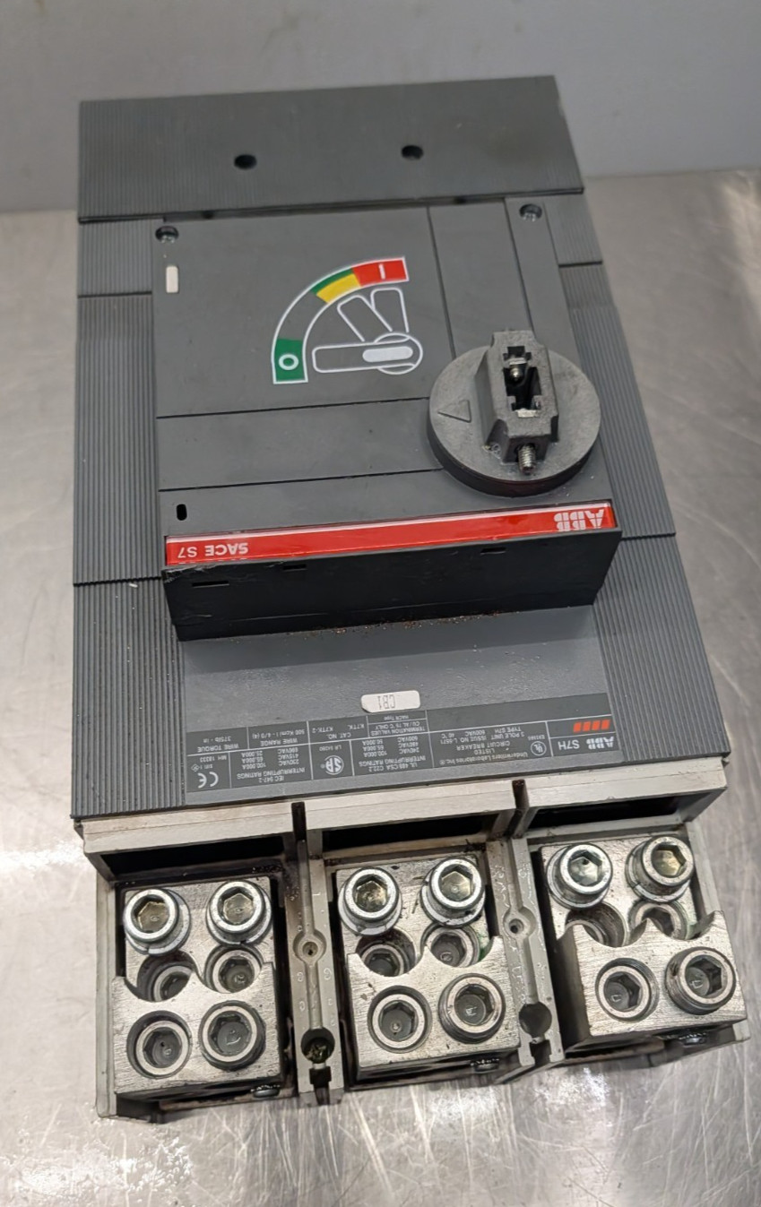 ABB S7H 1000A Circuit Breaker 3P 600V SACE PR211 3A 400v aux S7