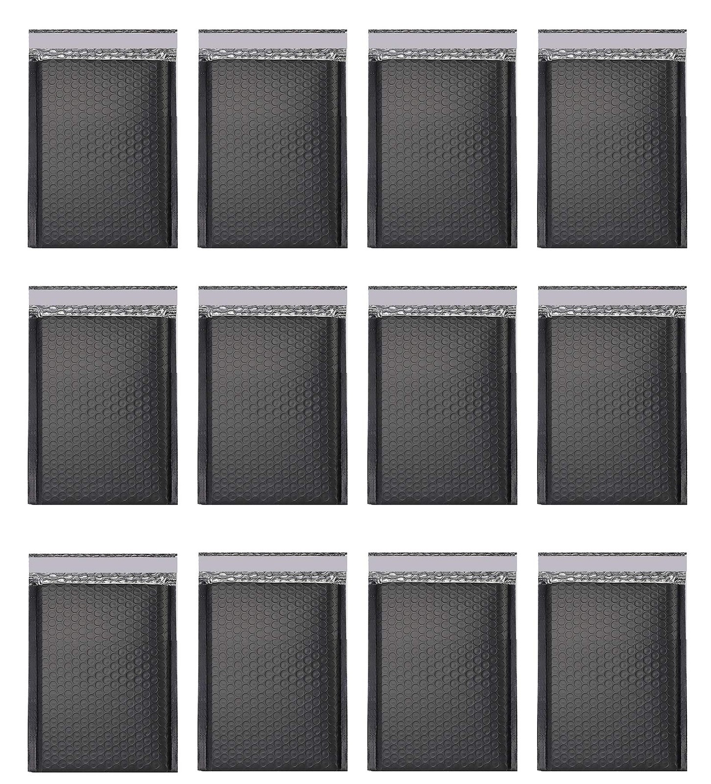 25Pack 5×7 Inches outside Small Black Poly Bubble Lined Mailers Padded Shippi…