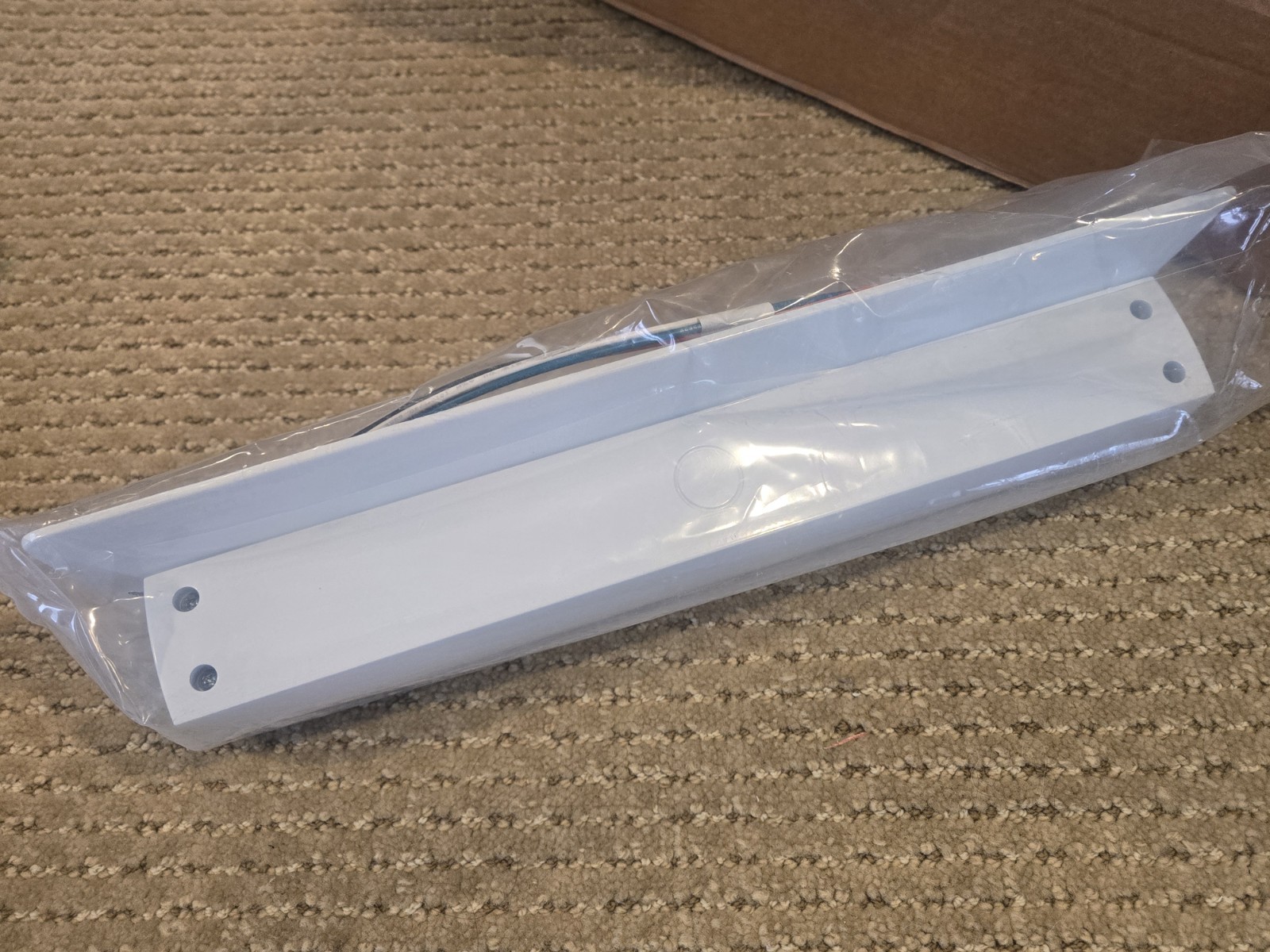 Lot: 2 Isolite AX1-WW Exit Signs – Red Letters/White Housing Wall Surface Mount