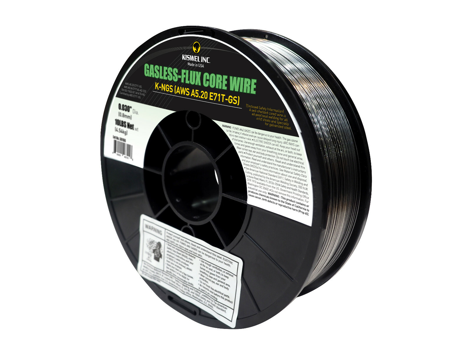 (Made In USA) E-71TGS 0.030in. Dia 10lb Gasless-Flux Core Wire Welding Wire