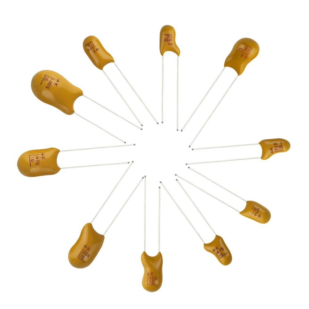 XINGYHENG 100Pcs 10Value 16V 1 Uf – 100 Uf Tantalum Capacitor Assorted Kit with