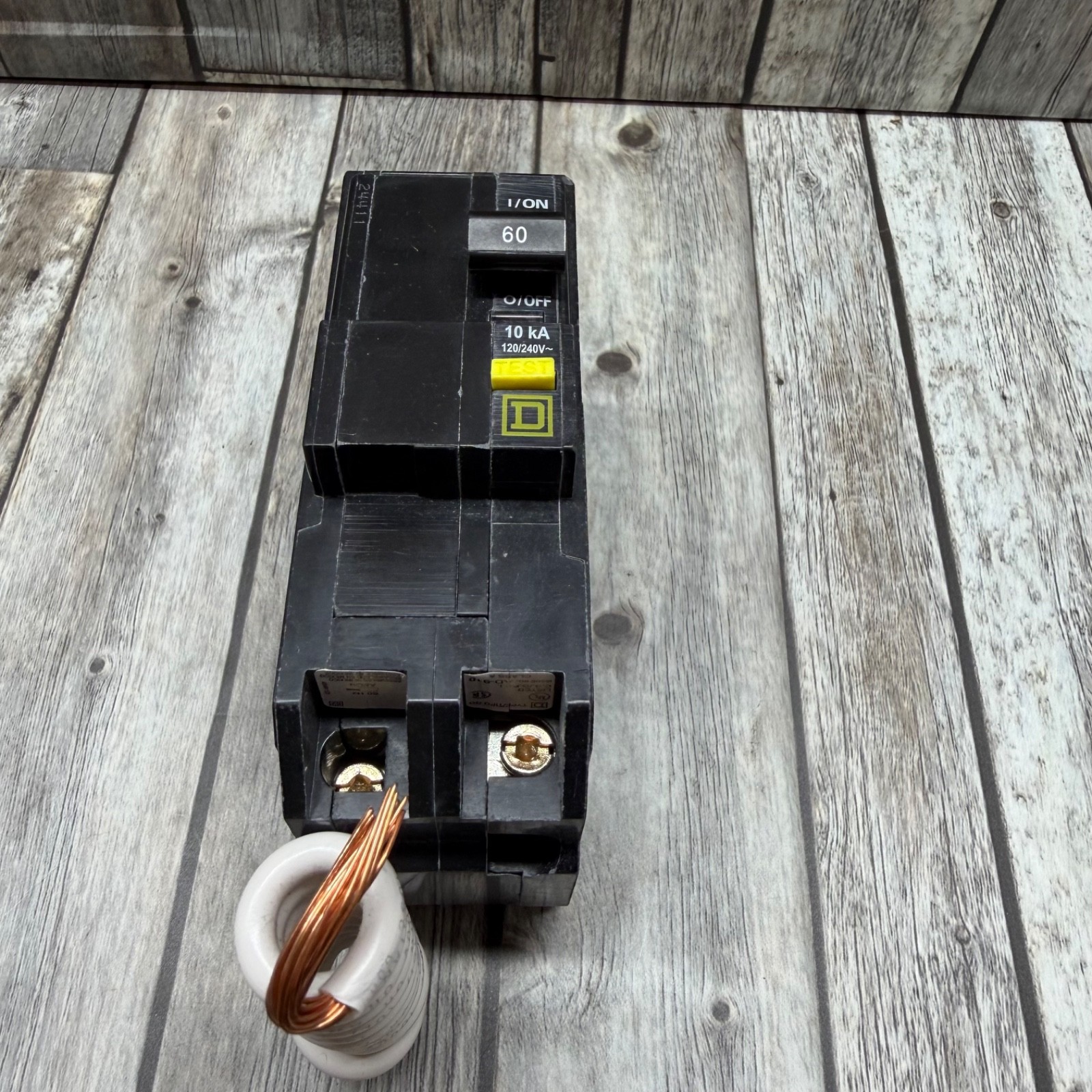 Schneider Square D QO 60-amp 2 Pole GFCI and Circuit Breaker Model #QO260GFICP
