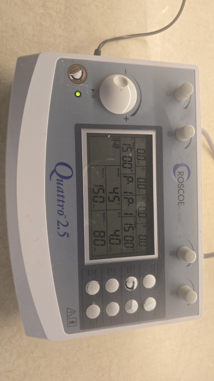 Roscoe Medical Quattro 2.5 Professional Electrotherapy Device