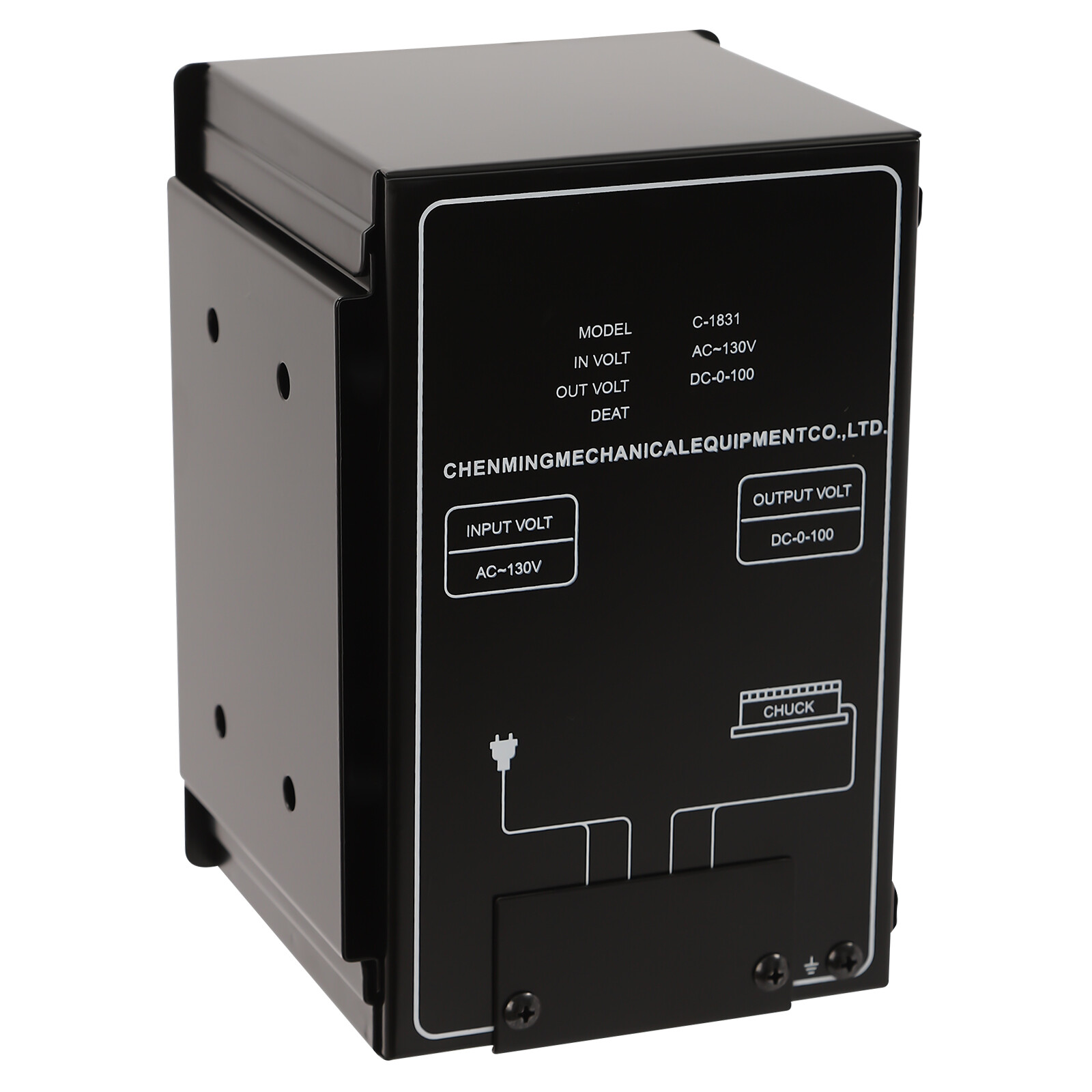 Electro Magnetic Chuck Controller 10A DC 0-100V Adjustable with LED Display 110V