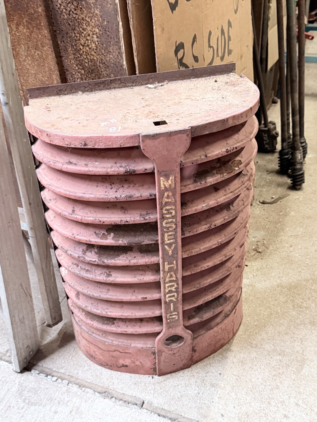 Massey Harris 20 Tractor Grill Mh Sheet Metal Nose Cone Barn Find