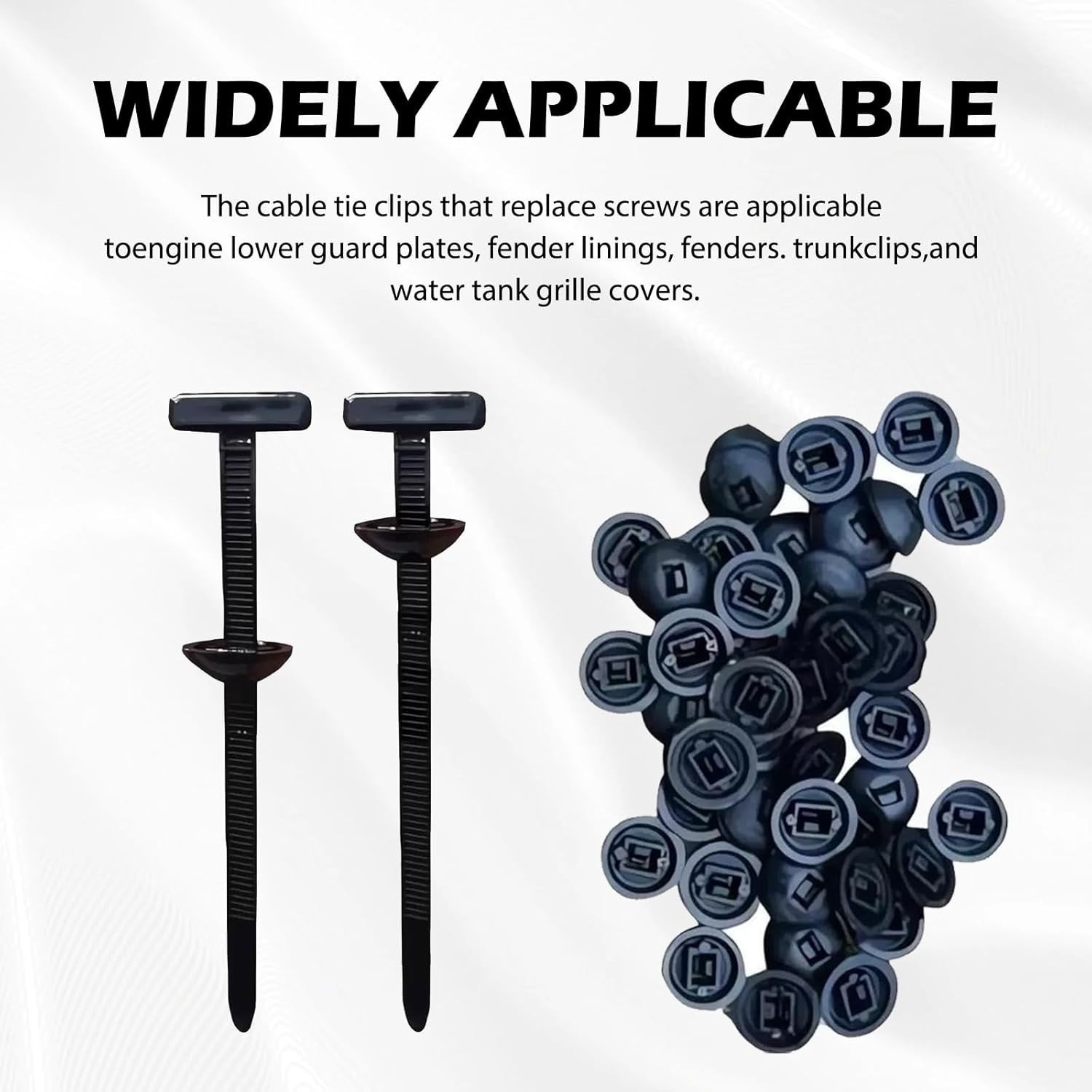 Nylon Universal Cable Tie Buckle Heavy Duty Self-Locking Free Ship 100pcs