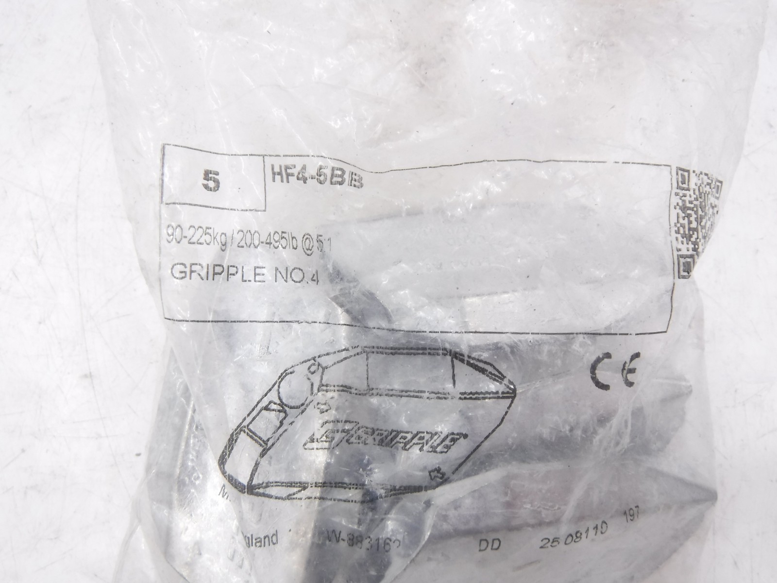 5 Pack Gripple #4 90-255kg 200-495lb Galvanized Cable Fasteners HF4-5BB