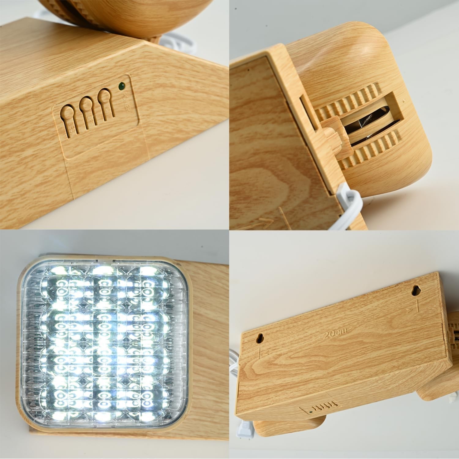 Plug in Emergency Lights for Business Home Power Failure 4Hours 300lm LED Rechar