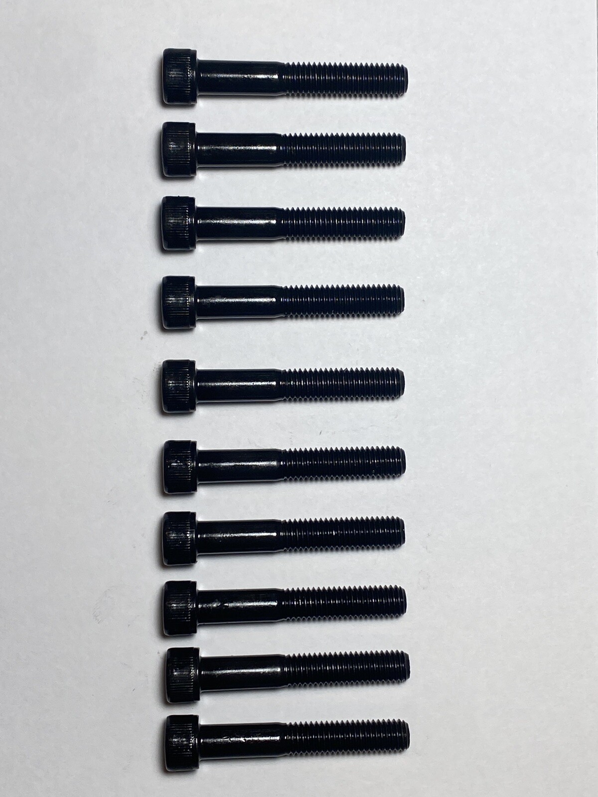 Qty 10 – SHCS M8-1.25 x 50mm Class 12.9 Steel, Black Oxide Finish