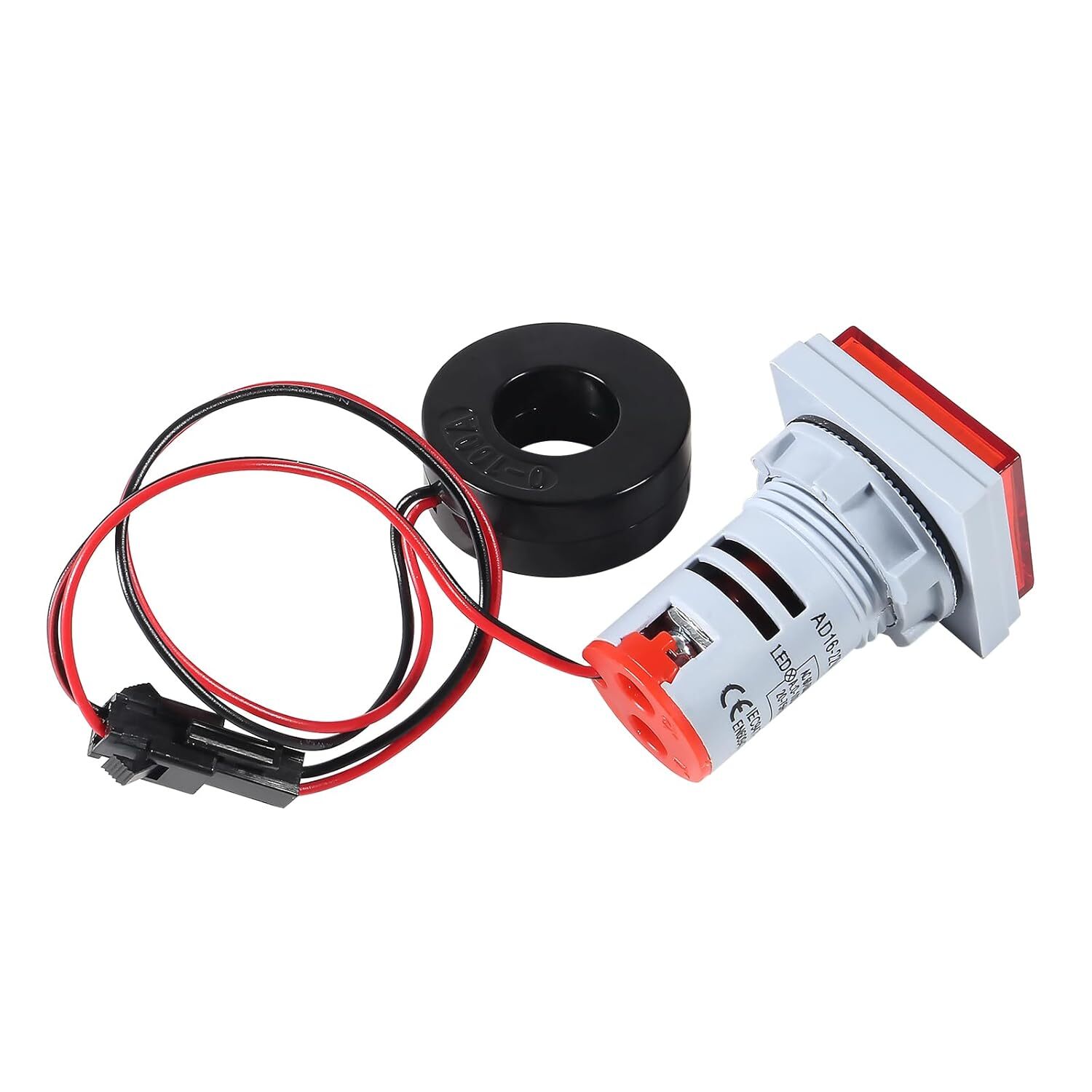 3 in 1 60-500V 0-100A AC Digital Ammeter Voltmeter LED Digital Tube Screen Red