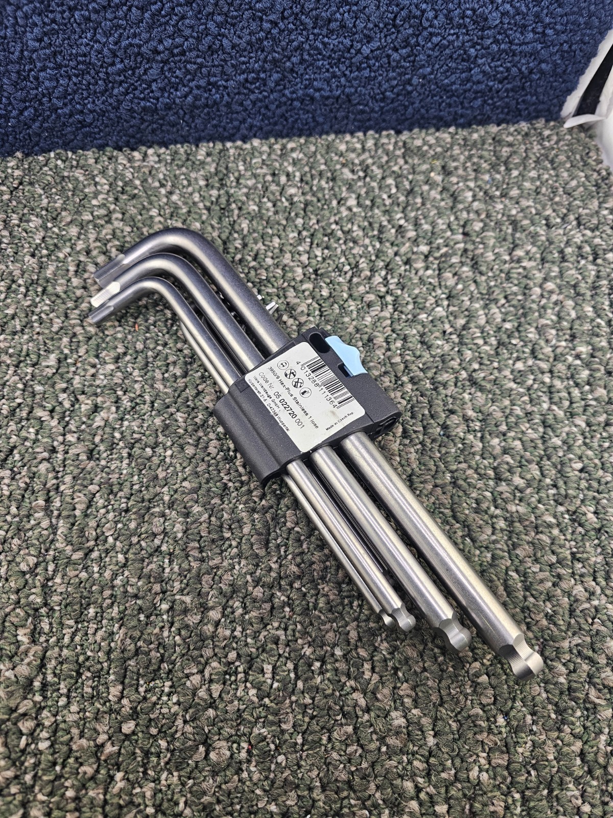 Wera 05022720001 3950/9 Hex-Plus Stainless 1 L-key Assembly Metric