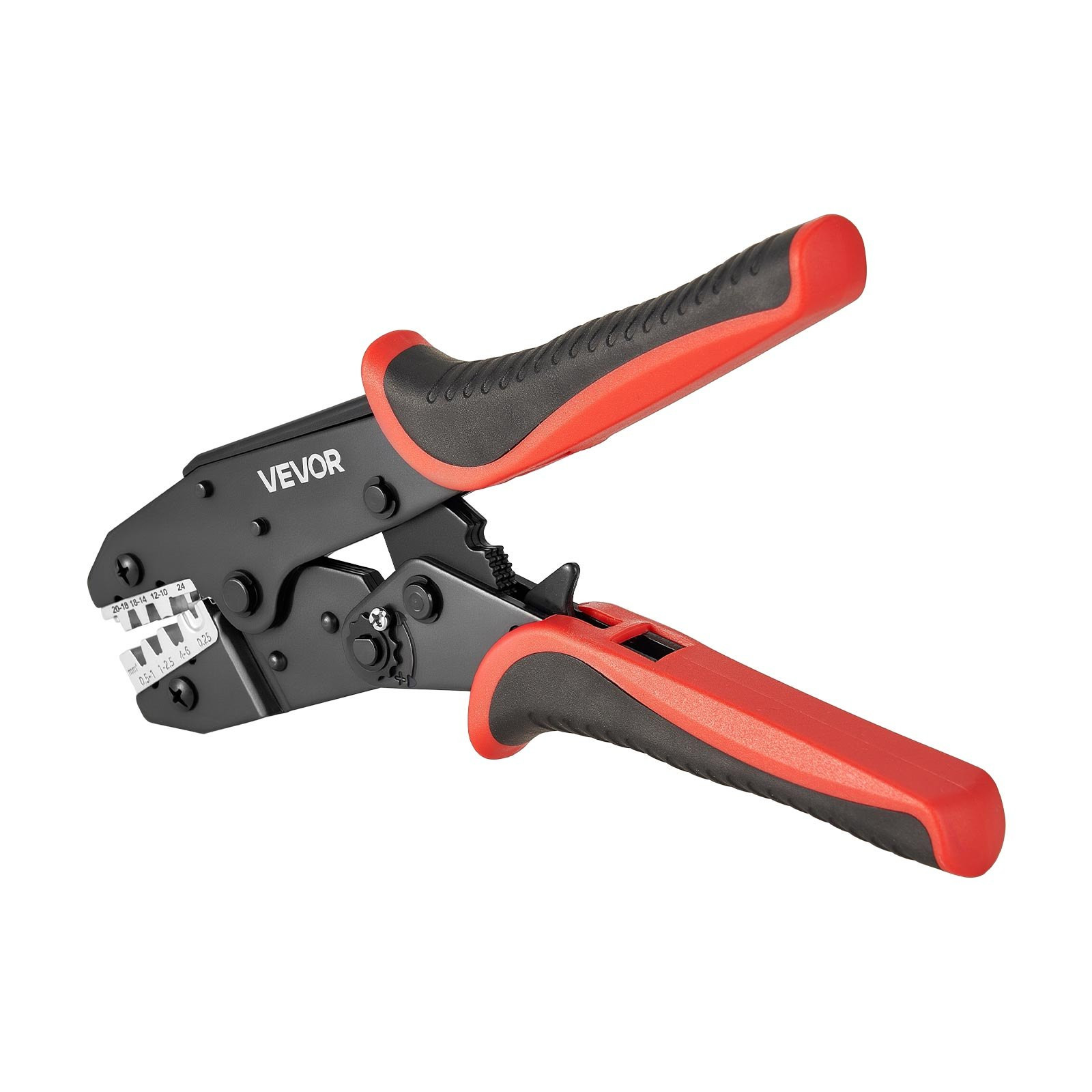 24-10 AWG Ratcheting Wire Crimping Tool Electrical Terminal Pliers