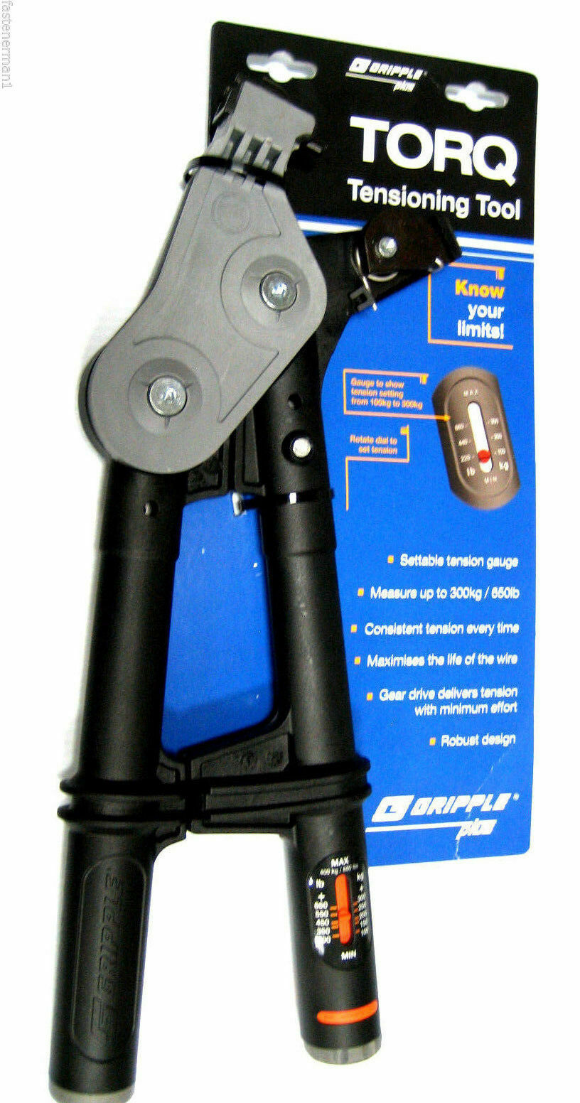 The Original GRIPPLE TORQ TENSIONING TOOL Wire Joining & Tension Tool