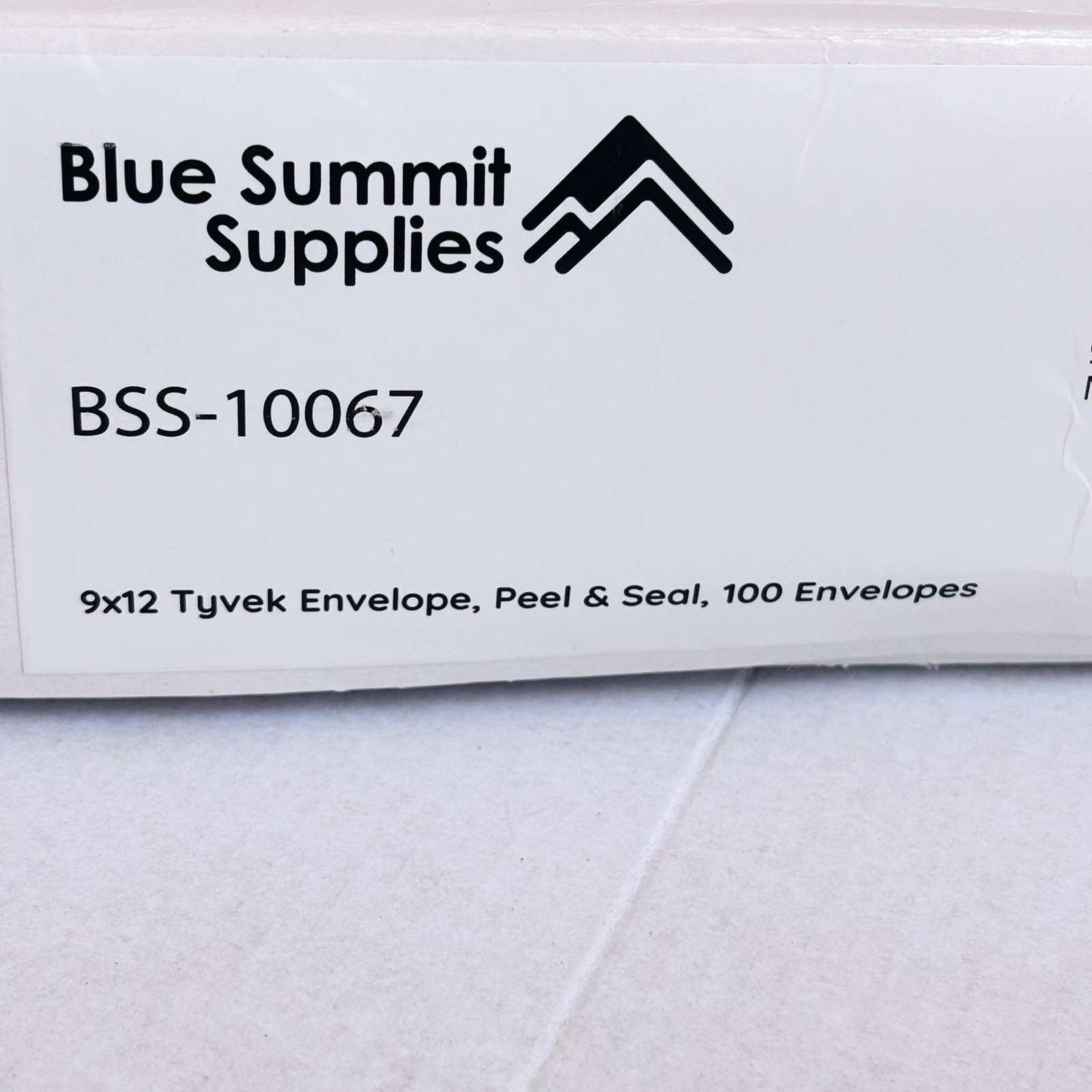 98 pcs Blue Summit Supplies 9×12 Tyvek Envelope White, Peel & Seal Open Box B195