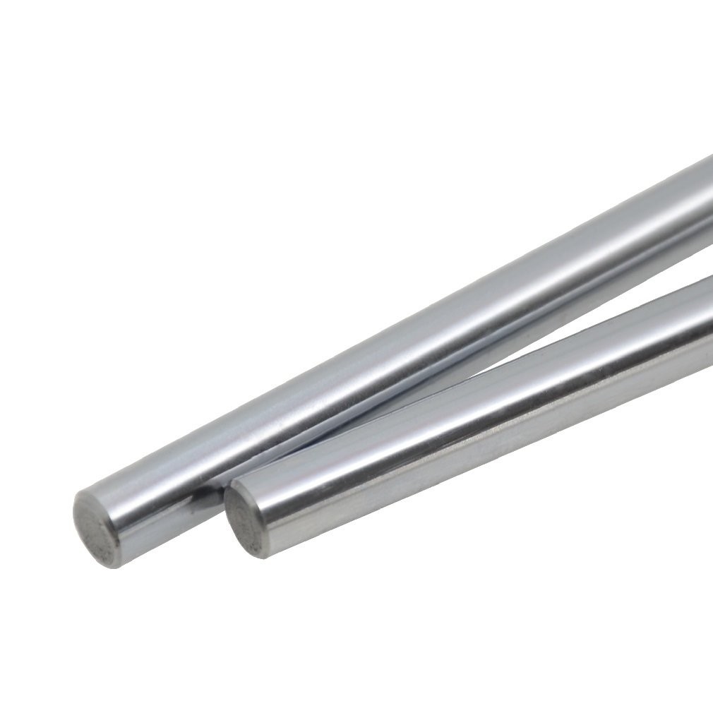 2PCs 8mm x 200mm .315 x 7.874 inches Case Hardened Chrome Plated Linear Motio…