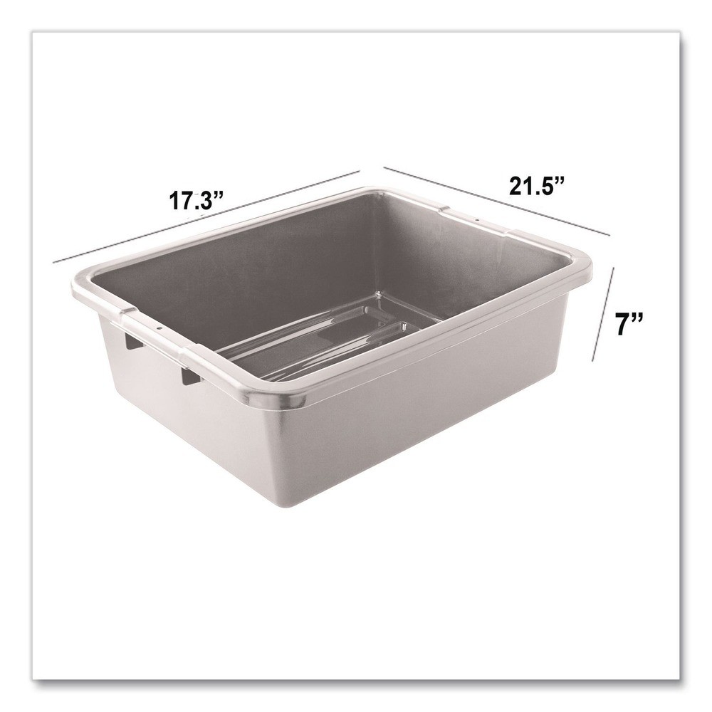 Rubbermaid Commercial 335192GRAYCT Bus/Utility Box – Gray (1-Pallet) New