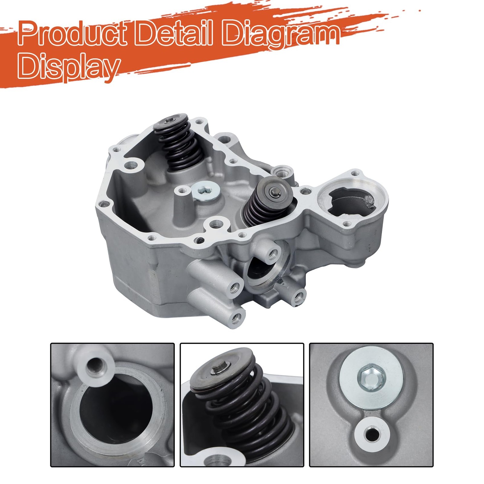 Cylinder Head Kit for TRX520 TRX500 SXS500 TRX420 TRX450 2006-2024 12200-HP7-A01