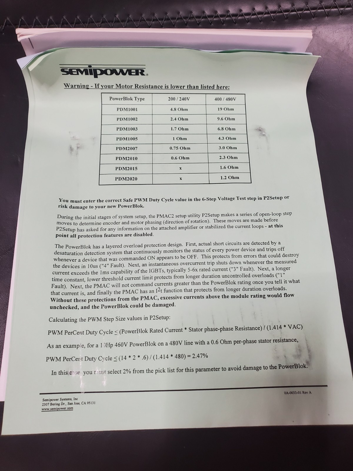 Semipower PowerBlok PDM1001ECSWCOOS Semipower System Inc