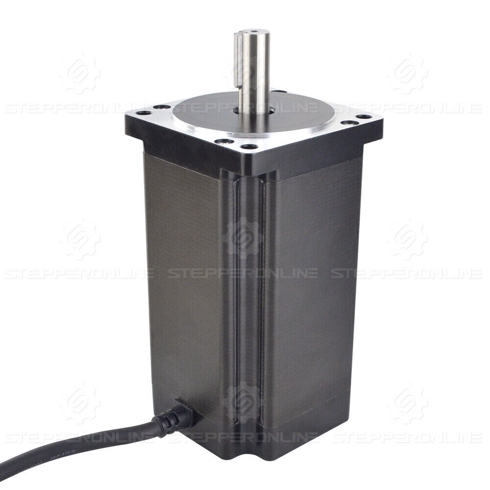 STEPPERONLINE Nema 34 Stepper Motor 12Nm/8.2Nm/4.8Nm Φ14mm 6A CNC Mill Router