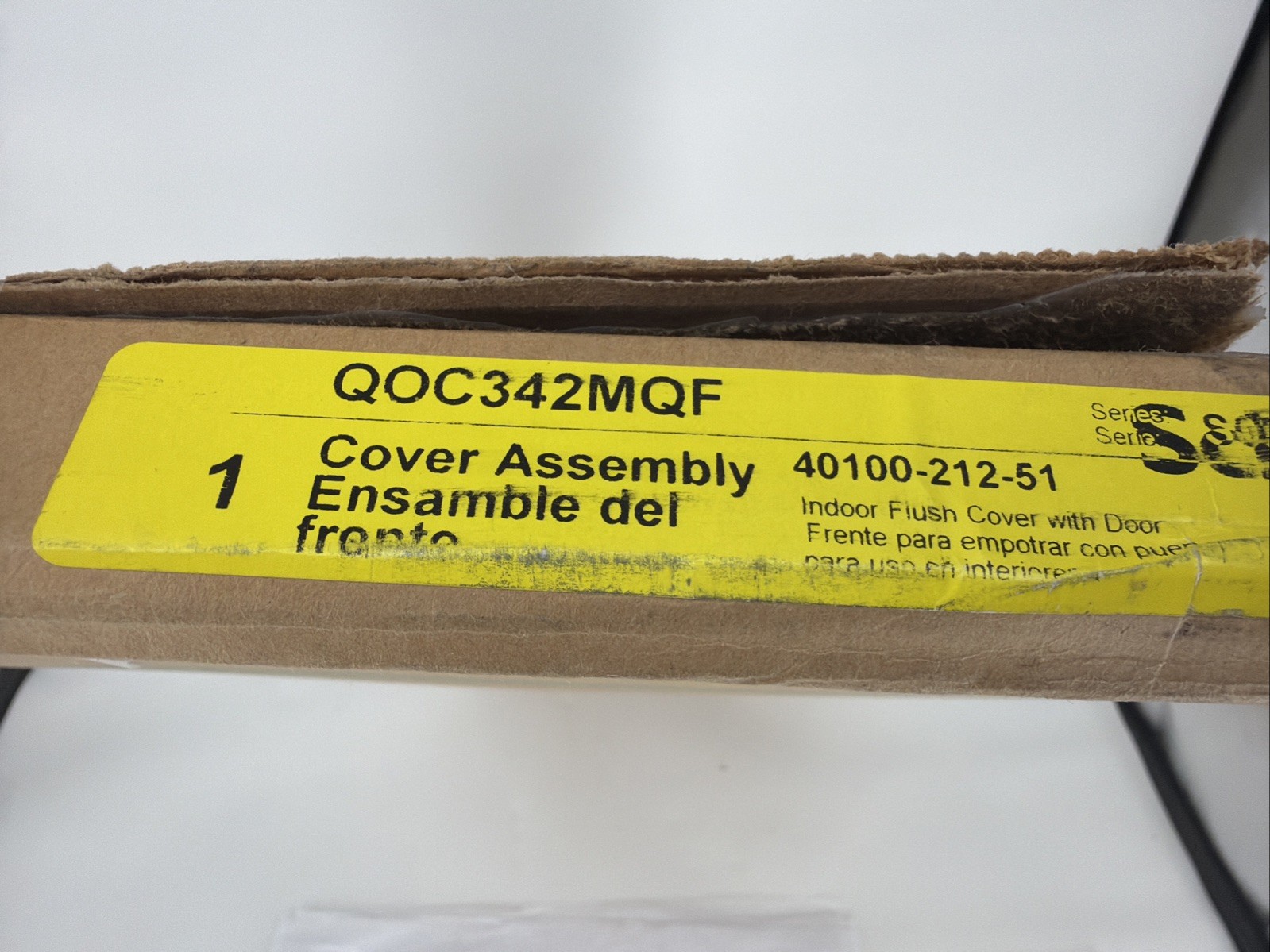 Square D QOC342MQF Load Center Cover Assembly, Flush-Fit, 14.25in W x 39.37in L