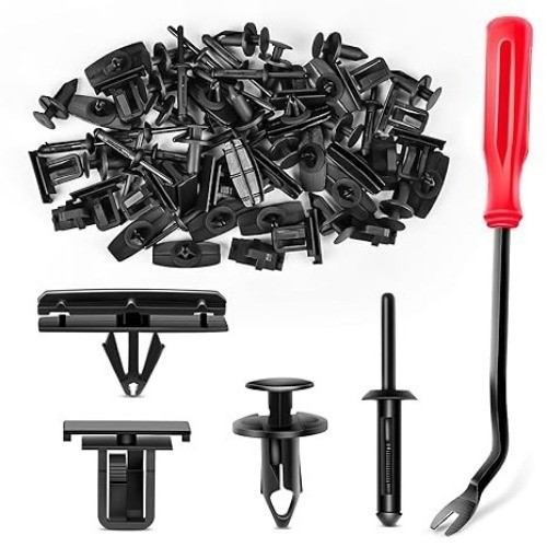 60PCS Fender Flare Rocker Moulding Clip Assortment 68039280-AA, 55156429-AA, 650