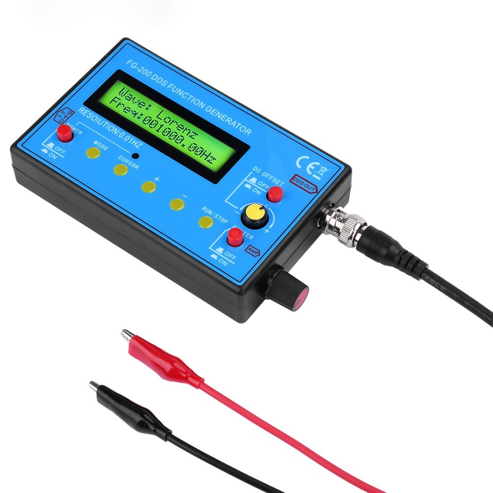 FG-200 0.01Hz-500KHz DDS Function Signal Generator Frequency Signal Counter