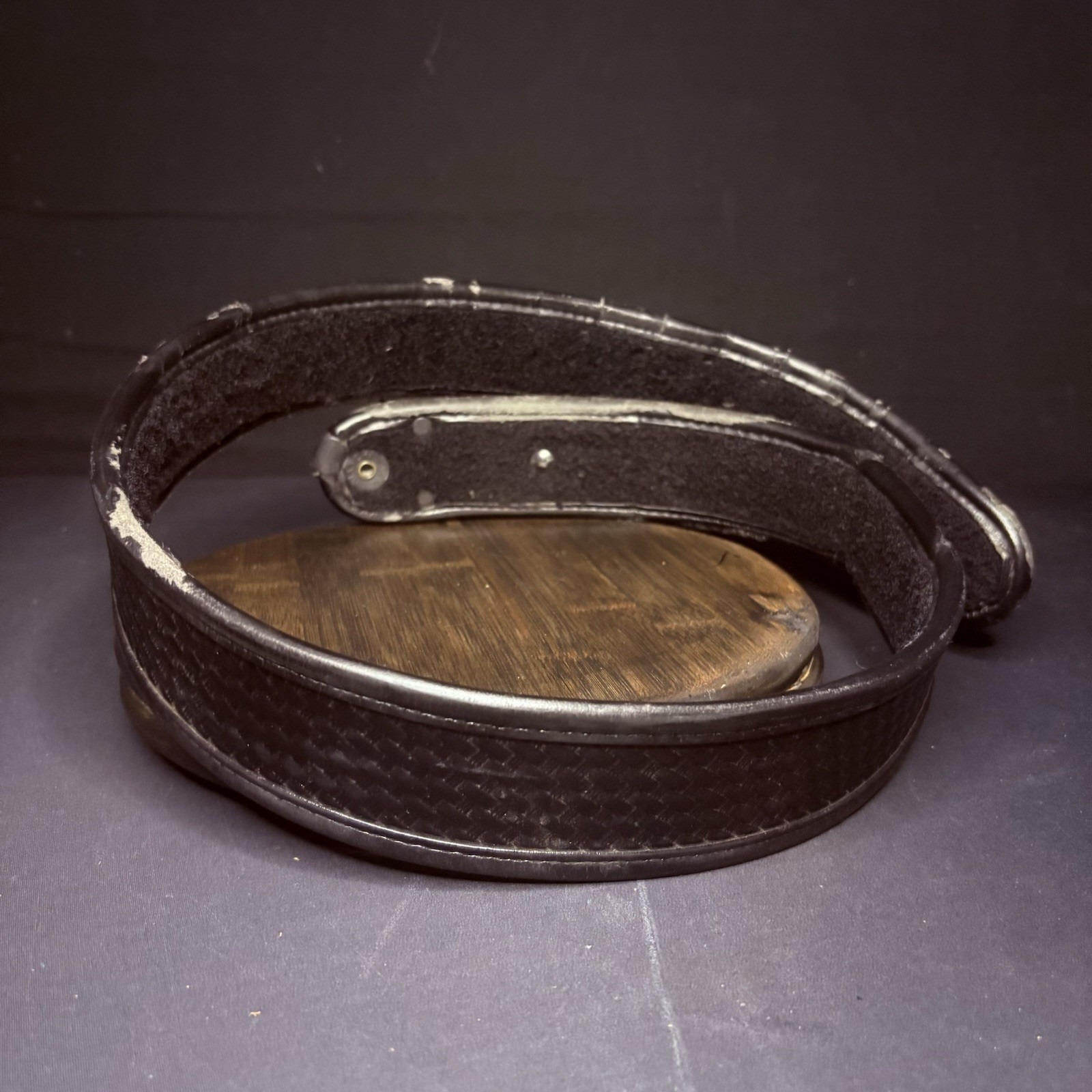 Bianchi Duty Belt Size 36″ AccuMold 7960 Black Basketweave Leather