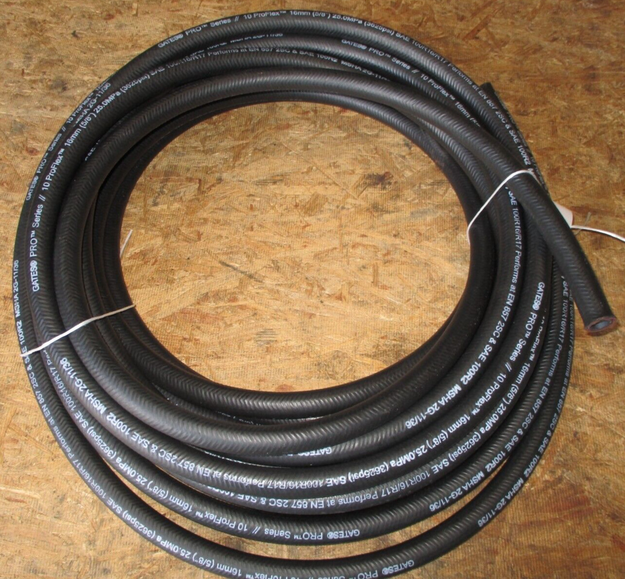 GATES HYDRAULIC HOSE 10 PROFLEX 5/8″ 50′ FEET SAE 100R16/R17 3625 PSI