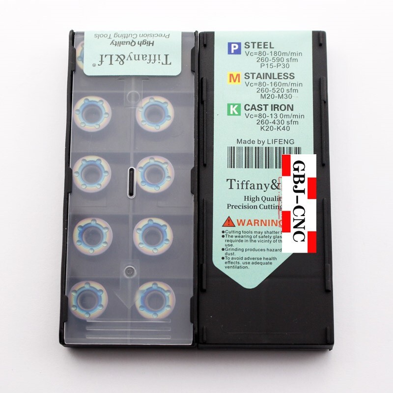 HRC50 Hardened Steel RDMT1204MO-MQ TF618 R6 Square Milling Insert For TRS TOOL