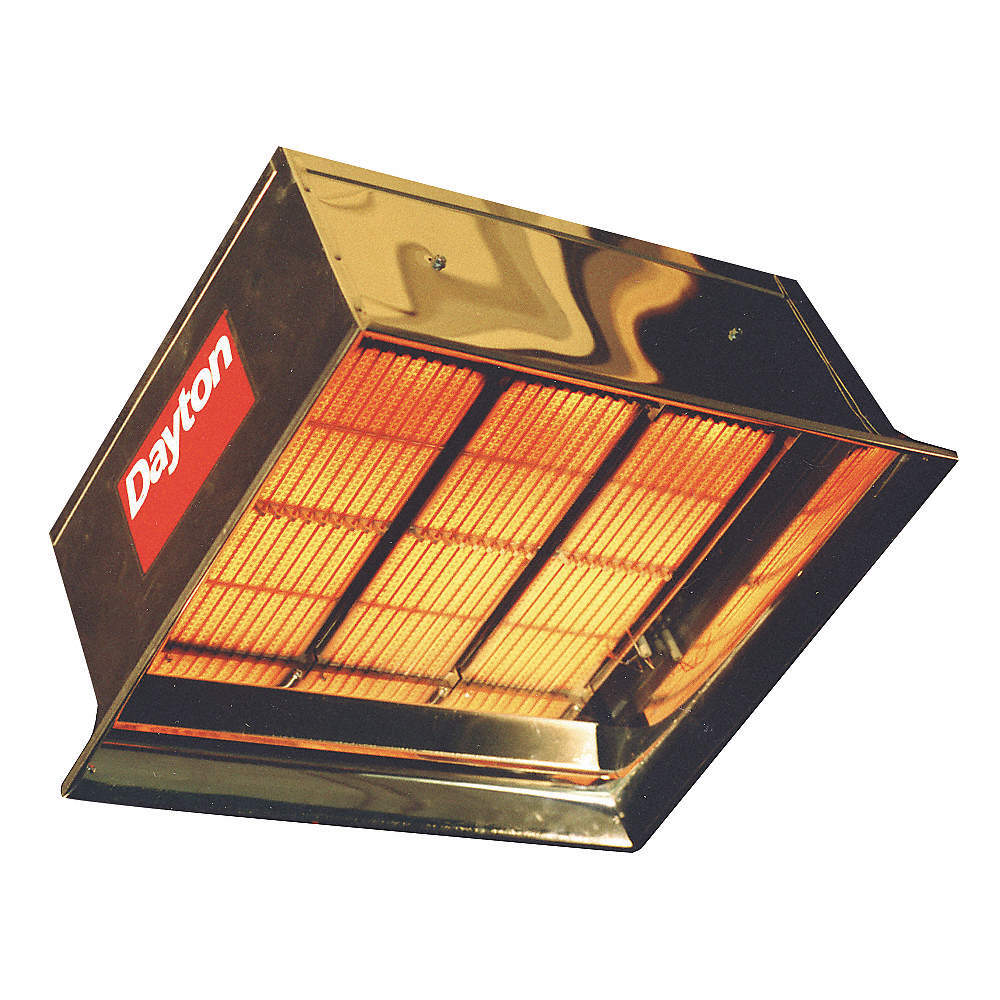 DAYTON 3E134 Gas Infrd Flat Panel Heater,NG,90000BtuH 3E134