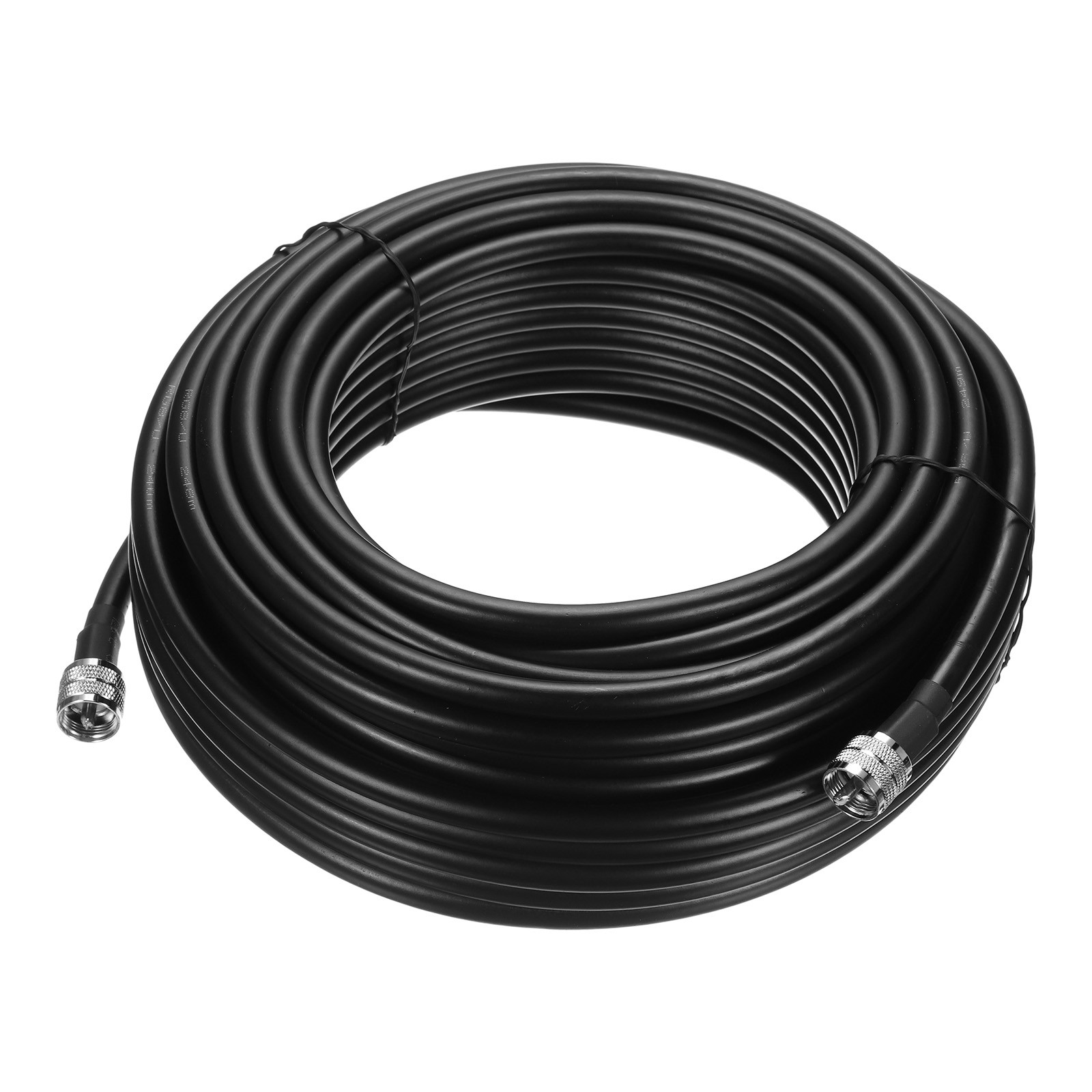RG8/U Coax Cable with Pl-259 Male Connectors for CB/Ham Radio 30.5m/100Feet