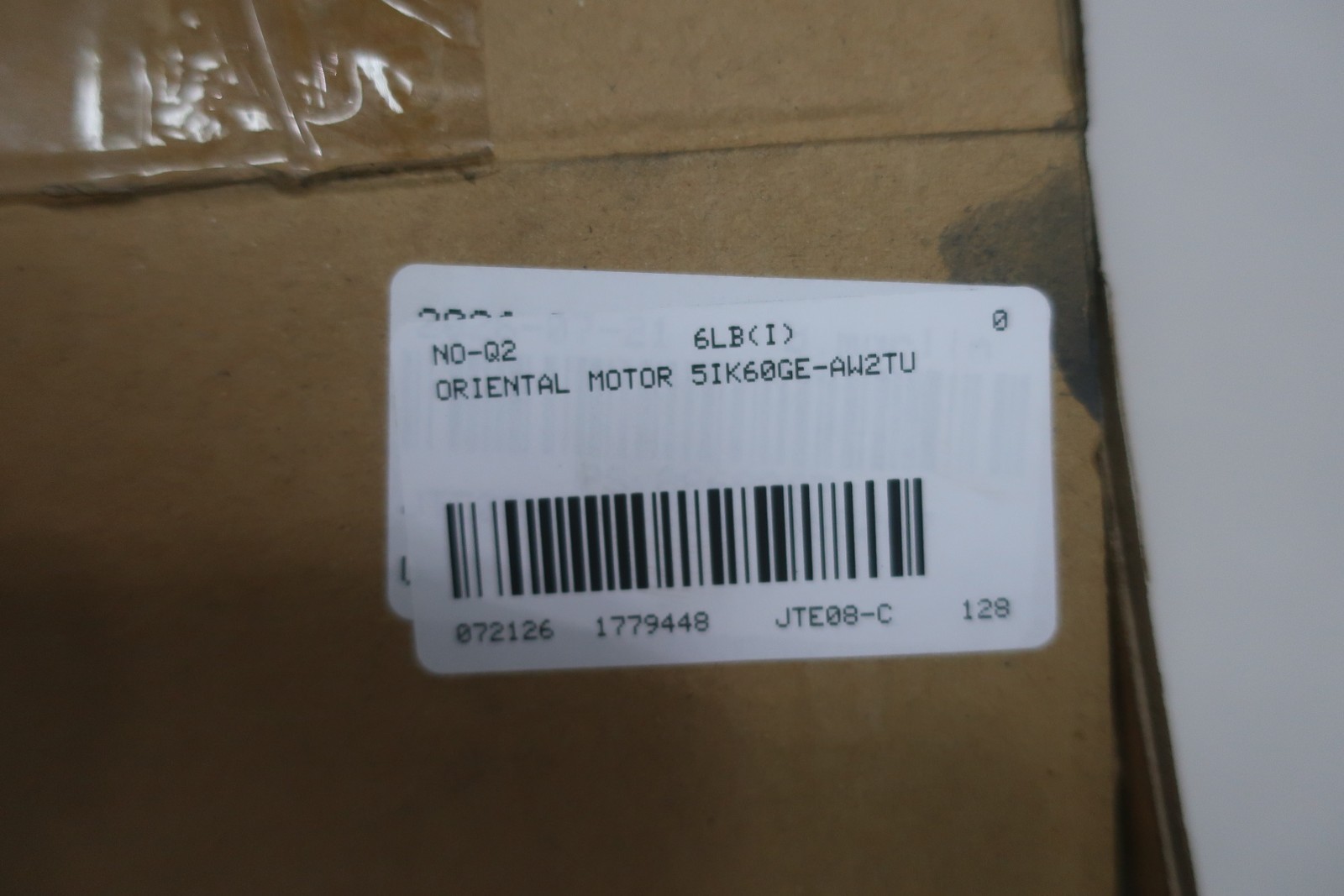 Oriental Motor 5IK60GE-AW2TU Ac Motor 115v-ac 1450rpm 60w