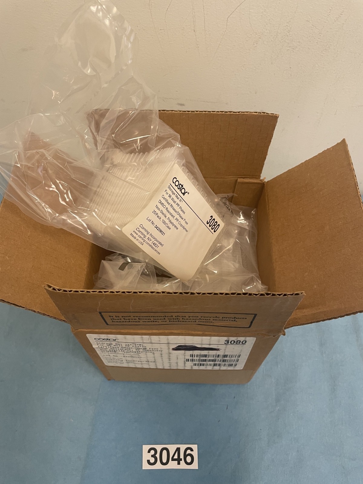 Corning Costar 3080 Round Well Storage Mat III for 96-Well Microplates + Blocks