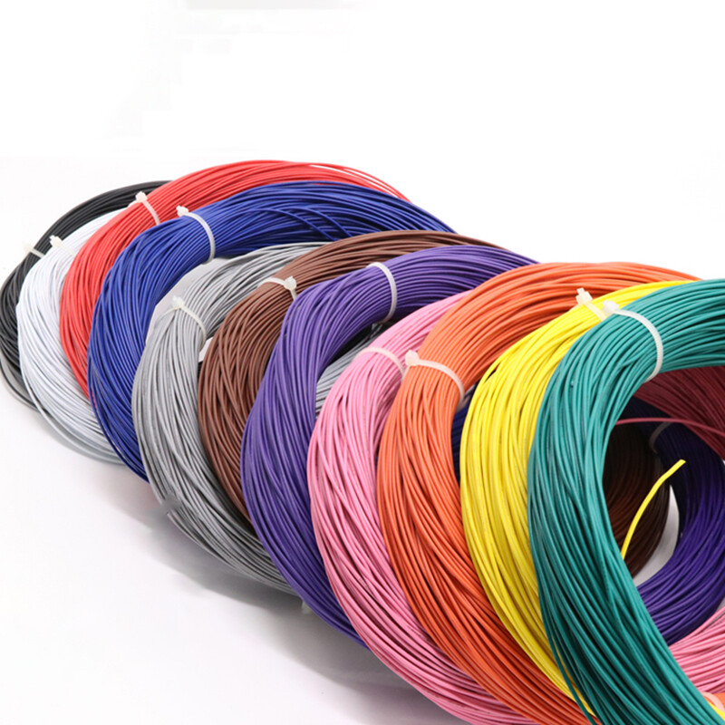Multicoloured UL1007 Stranded Tinned Copper PVC Cable Flexible Wire 16AWG-30AWG