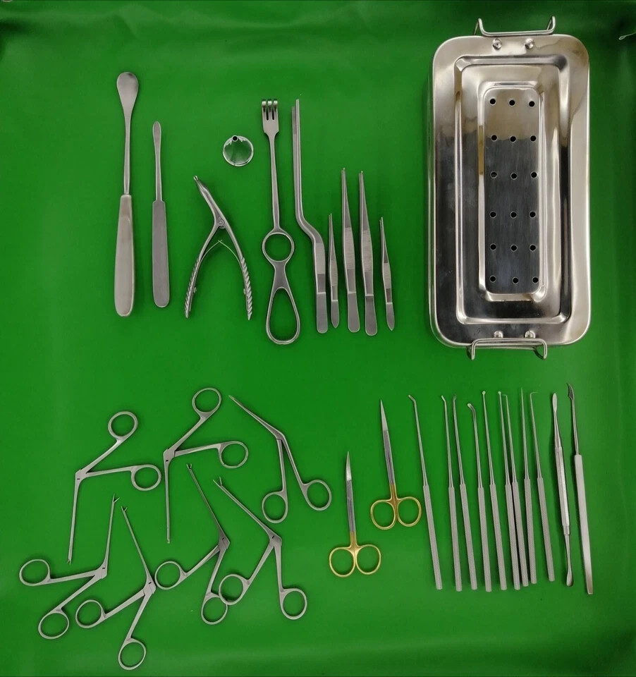 Tympanoplasty Micro Ear Surgery Instruments Set 63 pcs