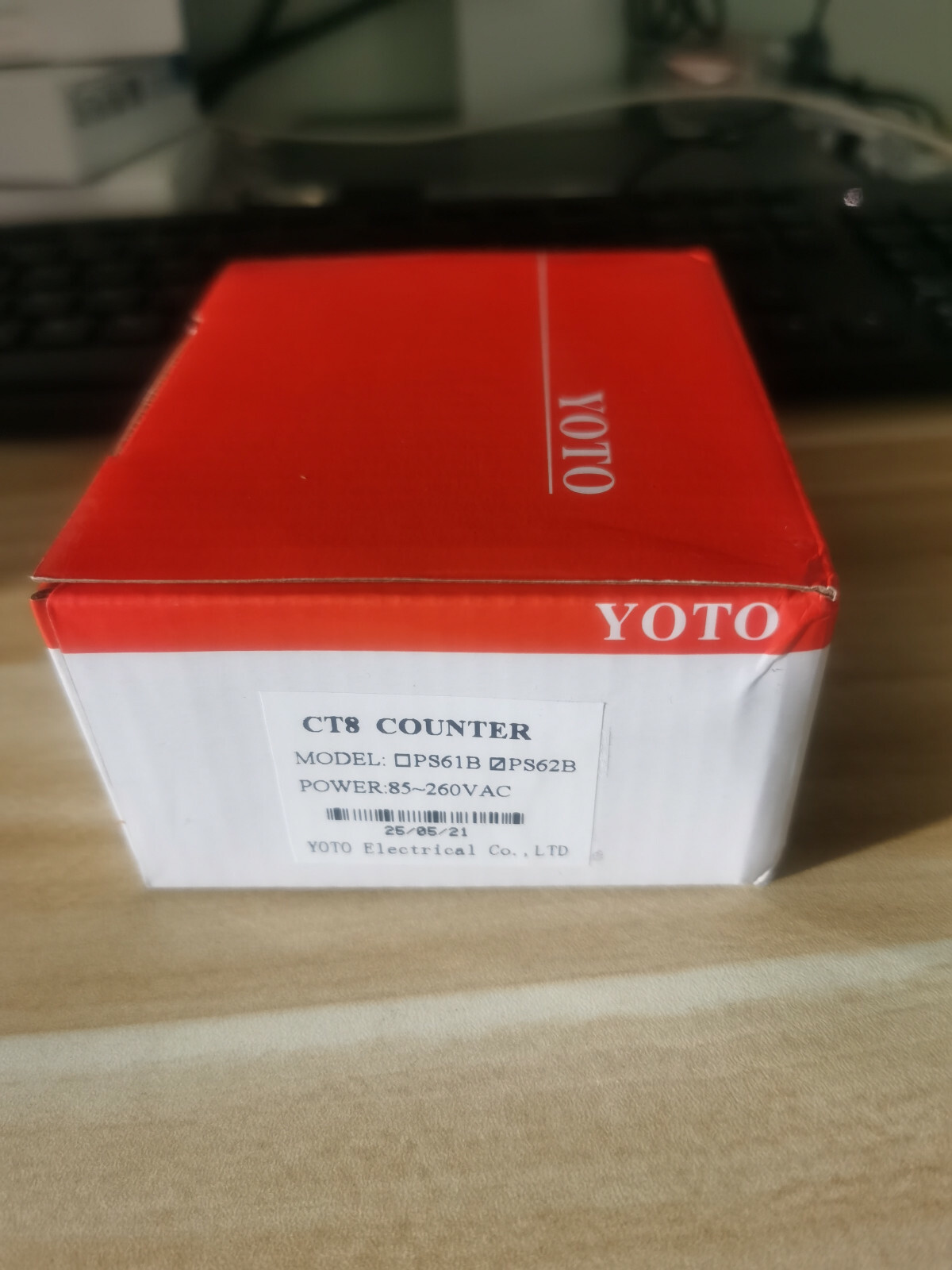 1PCS NEW YOTO CT8-PS62B PS62B CT8 COUNTER IN BOX 85-260VAC BRAND