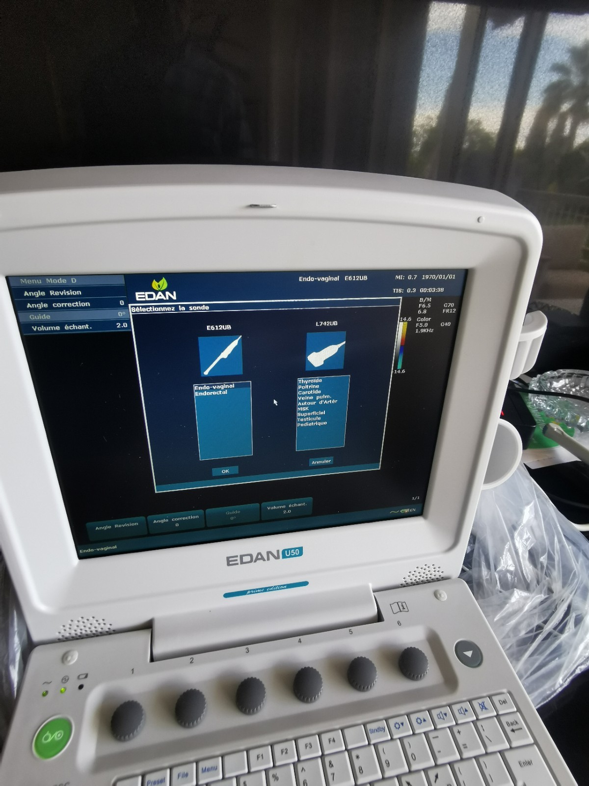 EDAN U50 DEMO Ultrasound System with 2 probes