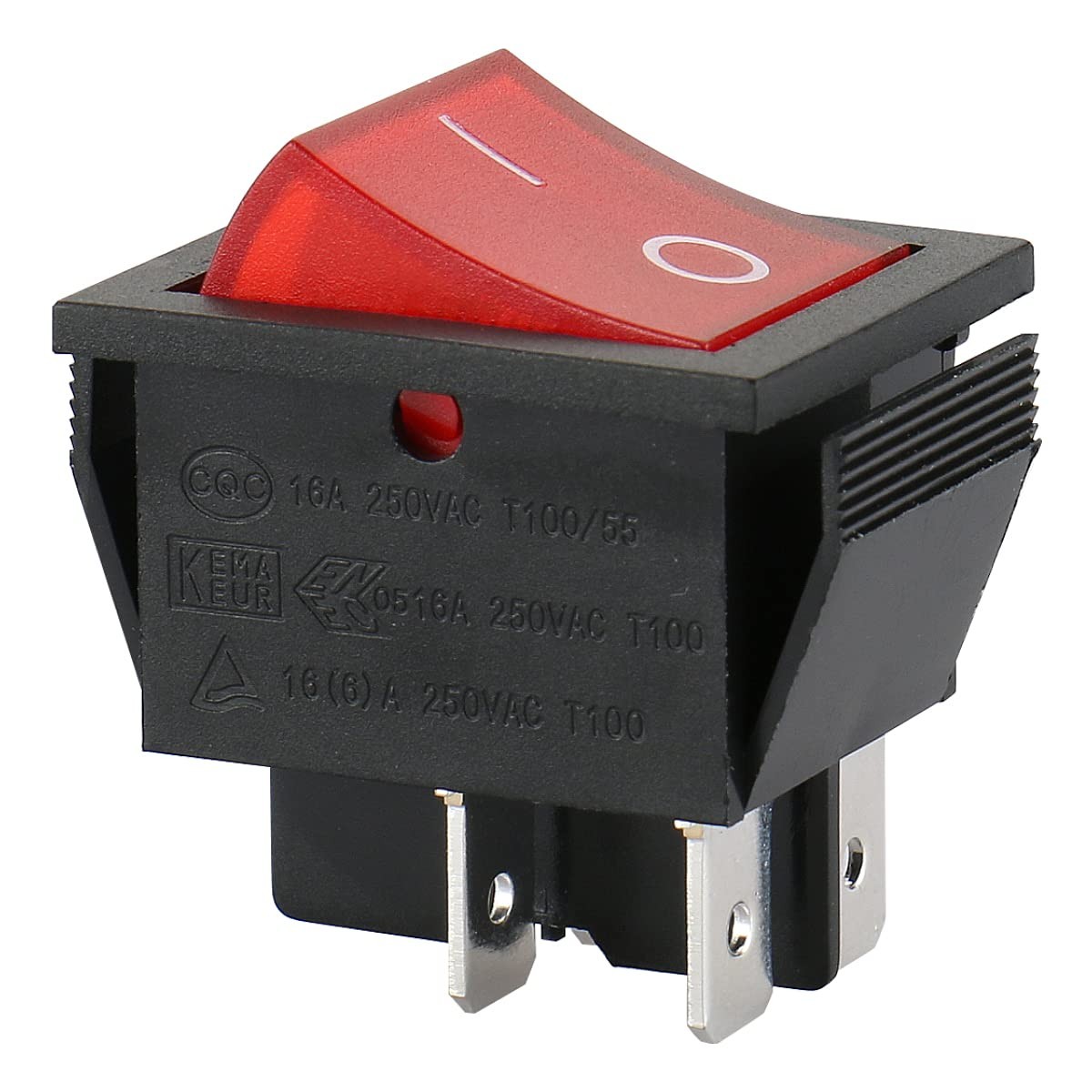Automotive & Marine DPST Rocker Switch 4-Pin – Certified LED Power Control