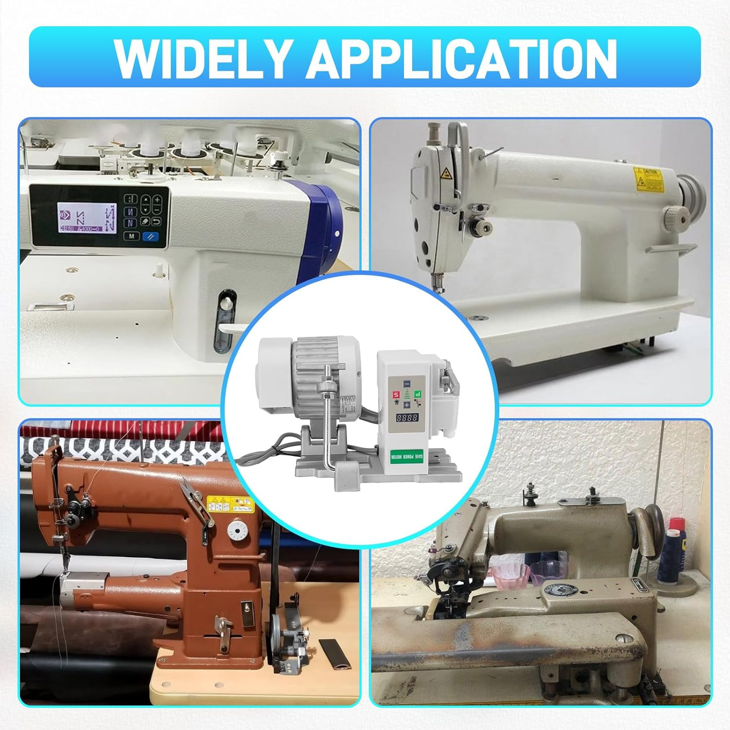 Servo Motor Sewing Machine,Brushless Servo Motor with Controller and Foot Switch