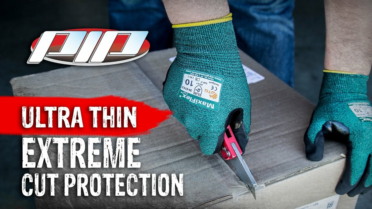 PIP MaxiFlex Nitrile Micro-Foam Coated ANSI A2 Cut Resistant Work Gloves 34-8743