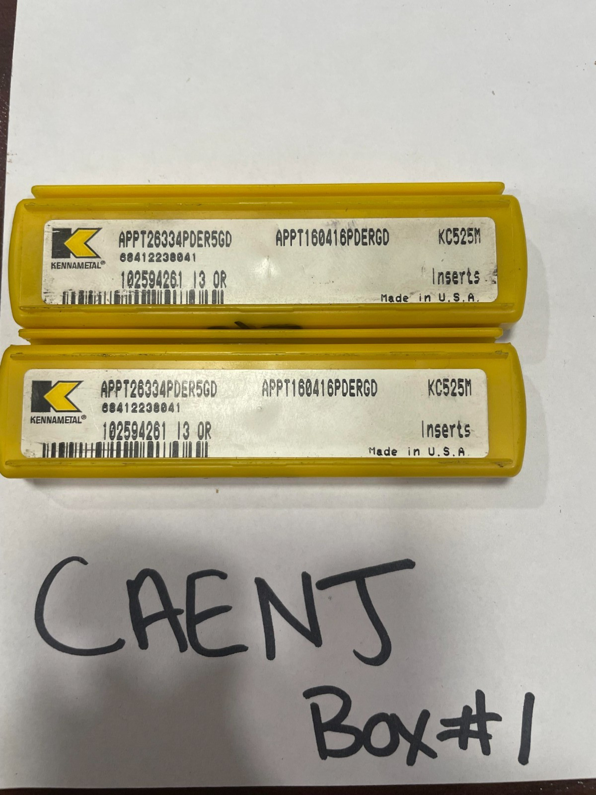 KENNAMETAL QTY 10 appt26334pder5gd kc525m 102594261130R APPT160416PDERGD