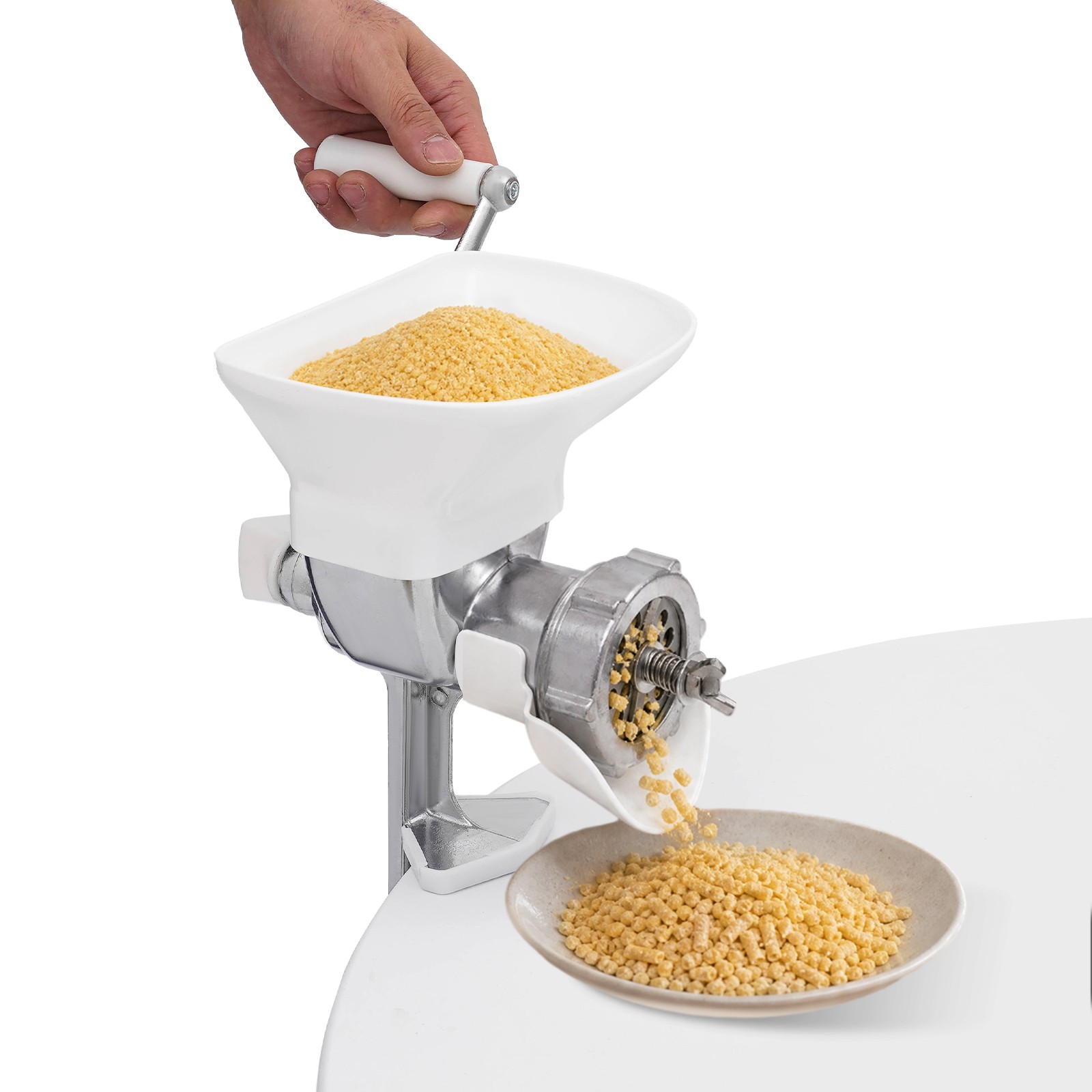 3mm Manual Animal Feed Pellet Mill Machine Bird Fishing Bait Granulator Pelleter