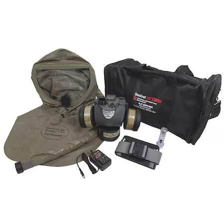 Ilc Dover S-5000-01 Papr System, Sentinel Xl Cbrn, Hood, Belt-Mount, Integrated