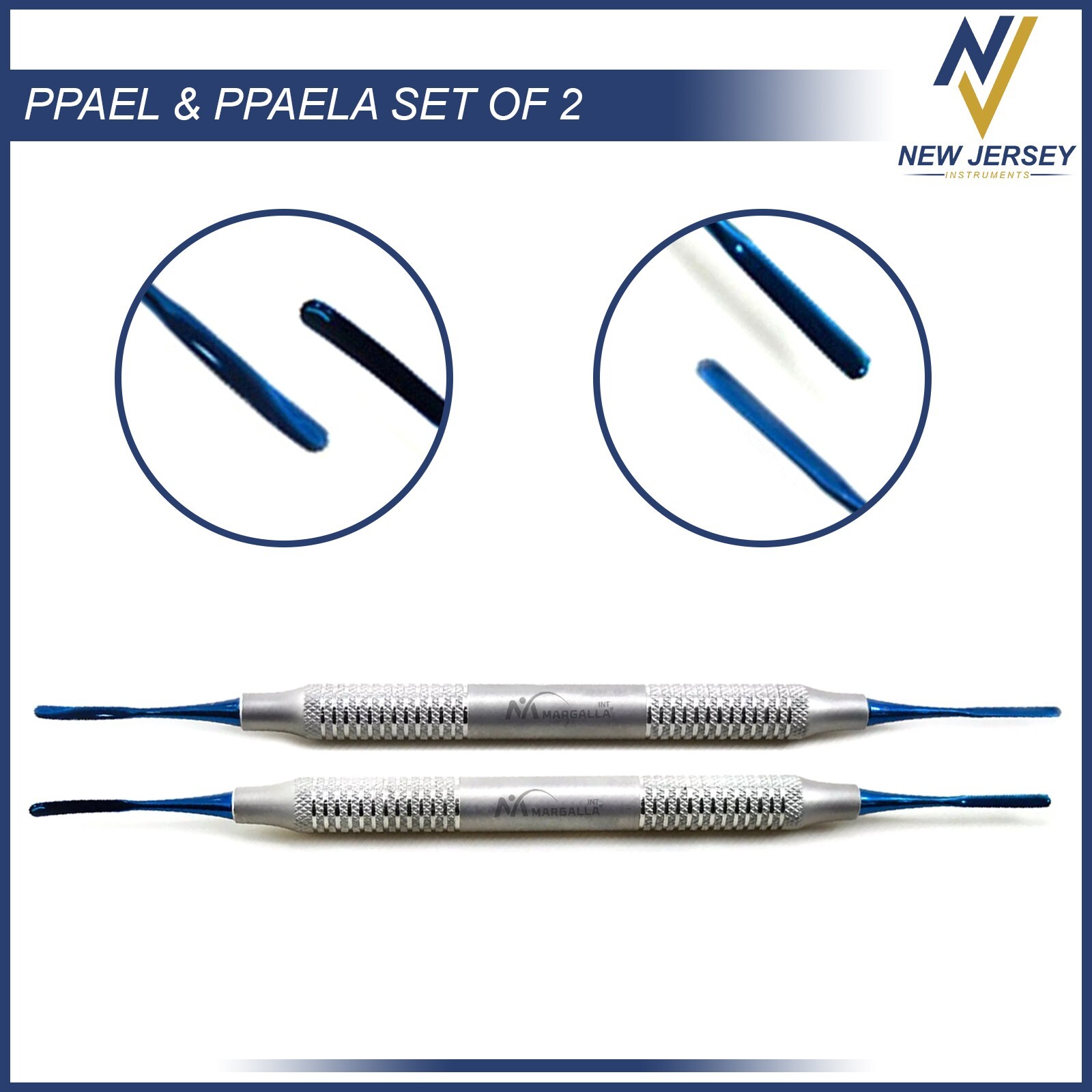 Dental Implant Periotome Periodontal PPAEL & PPAELA Implant Micro Serrated Tips