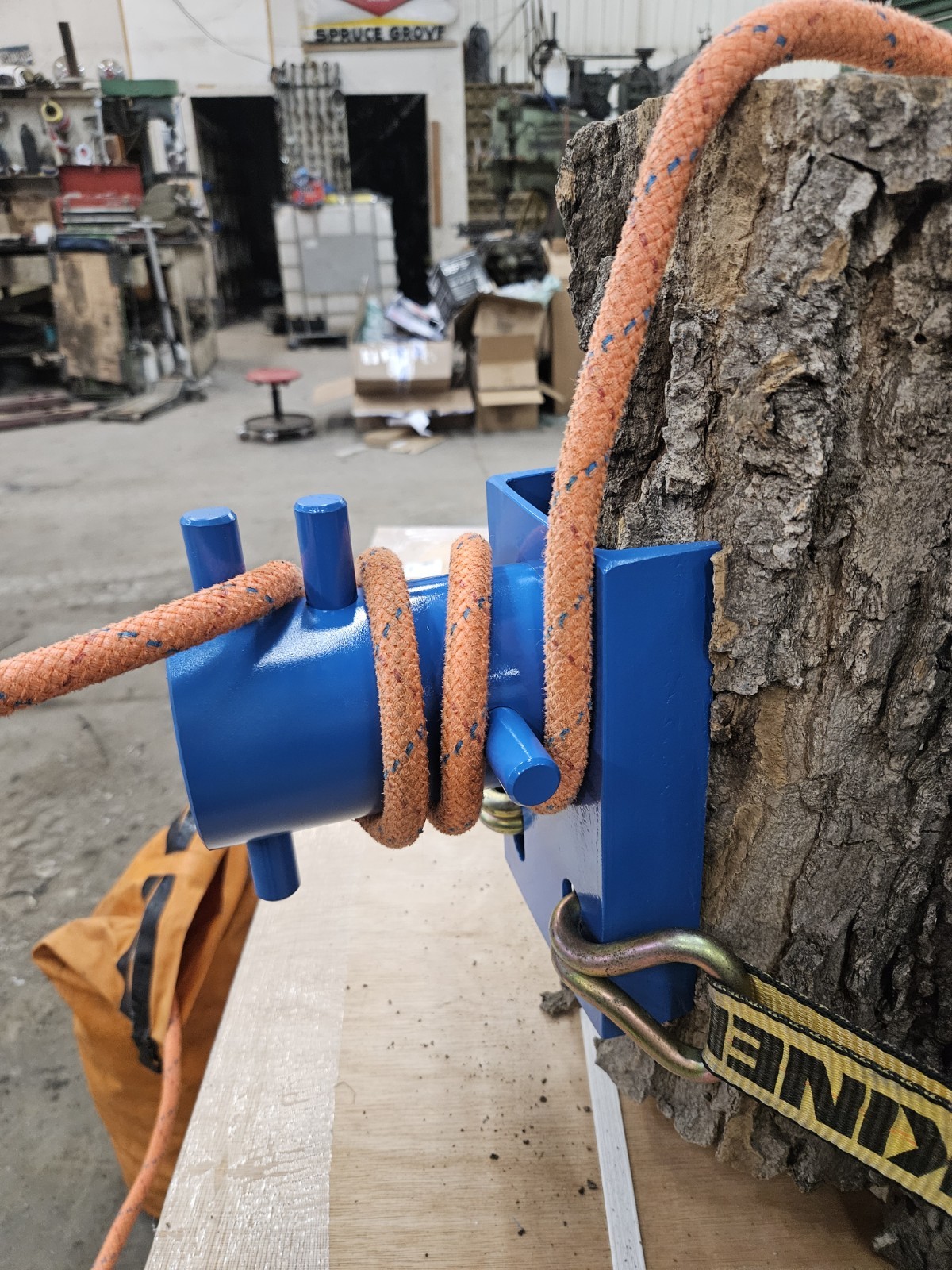 Lowering Bollard Portawrap Lowering Device Tree Rigging Rigging line control