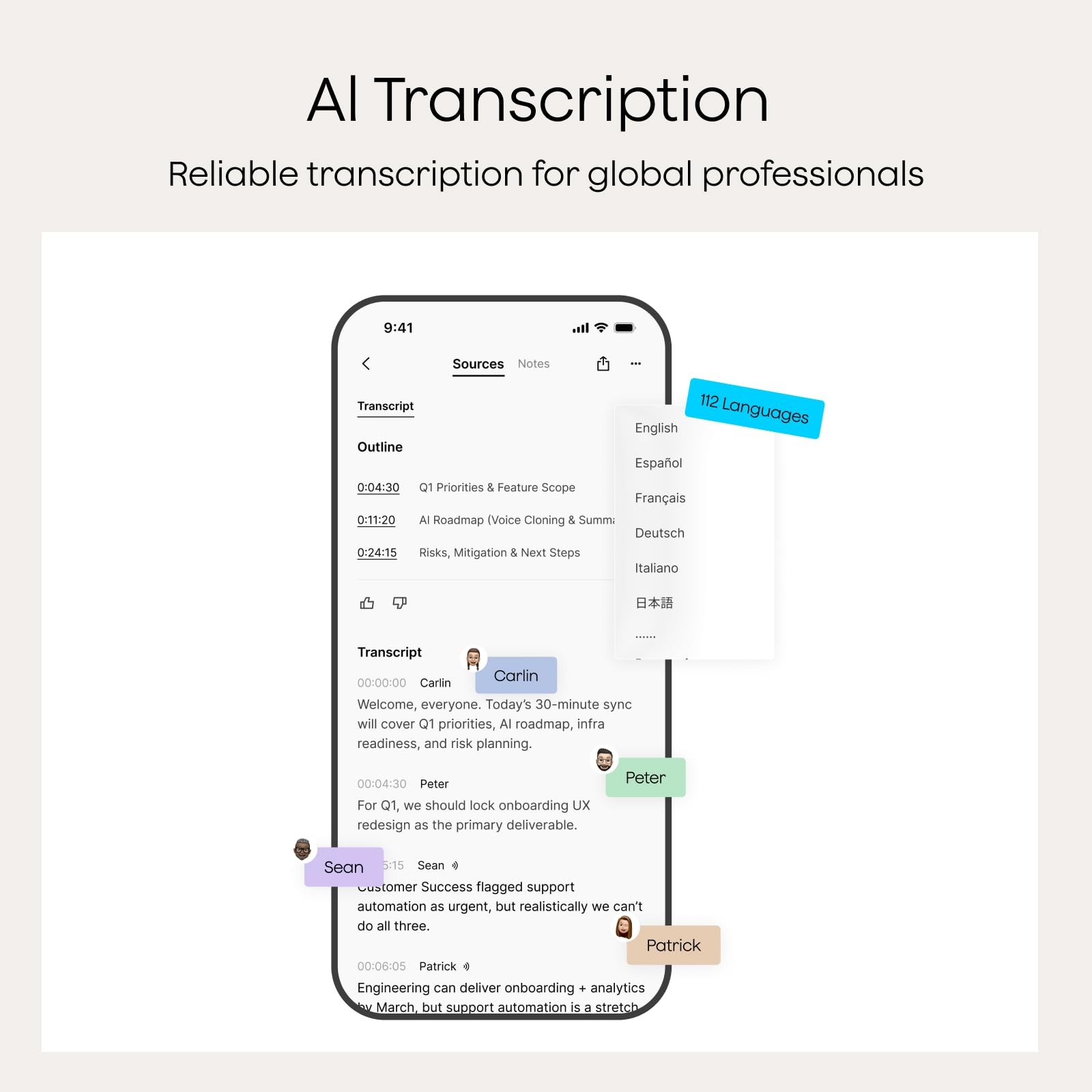 Note AI Voice Recorder, Note Taker w/Case, App Control, Transcribe & Summariz…
