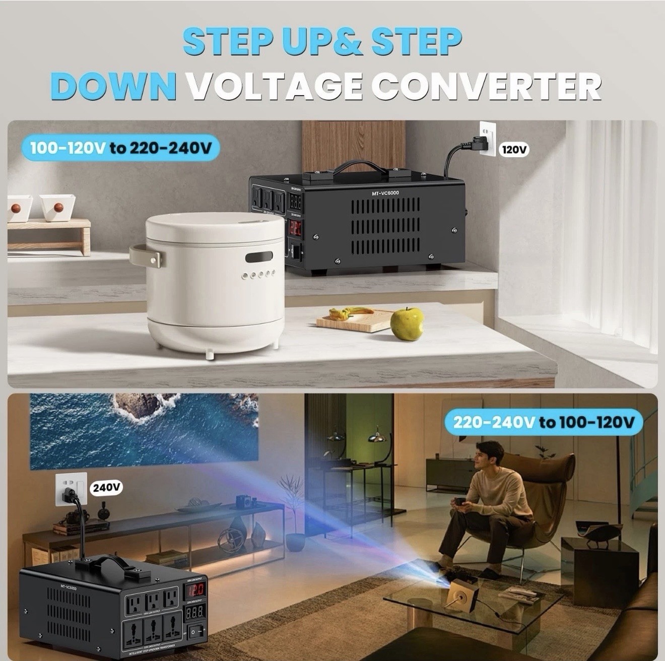 MT-BYQ-2025 6000W Industrial Voltage Converter Transformer | Step-Up & Step-Down